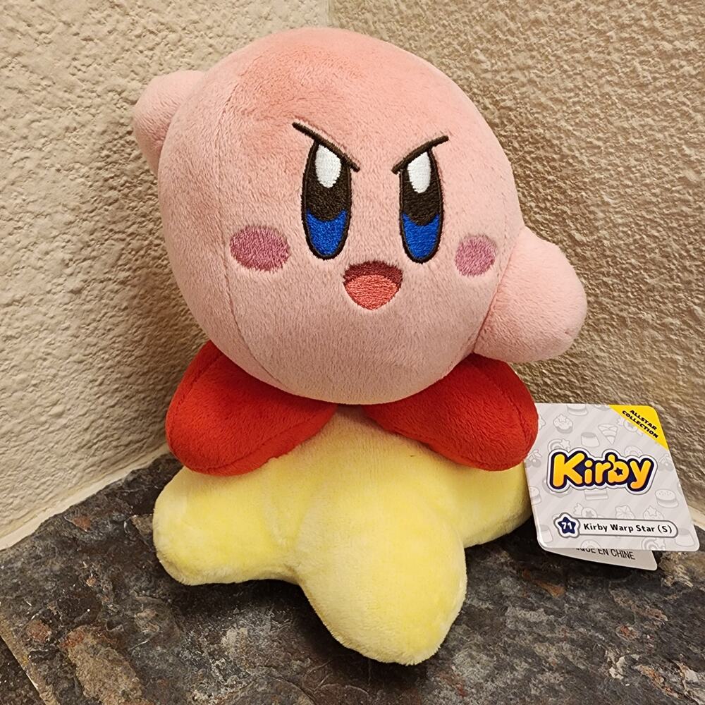 Plush - Kirby Warp Star, 6 inch (NEW) - Nintendo